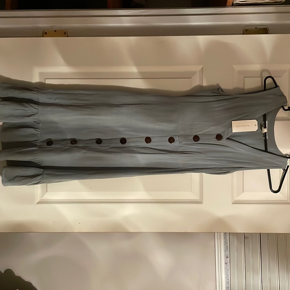 Light green midi dress